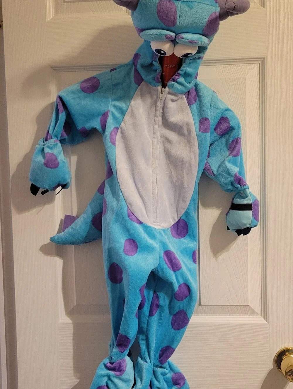 Disney Pixar Monsters Inc Plush SULLY Halloween Costume Blue/Purple 12-18 months